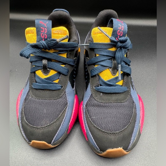 Puma Black and Blue Sneakers Dynamic Design - Picture 12 of 14